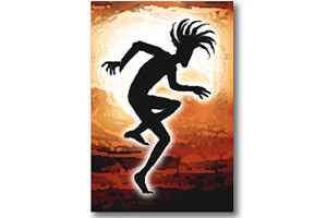 Rave invitation figure